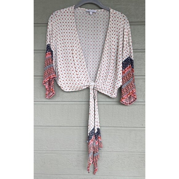 Anthropologie Patrons of Peace Womens Wrap Top Size Small Muslin - Picture 1 of 6